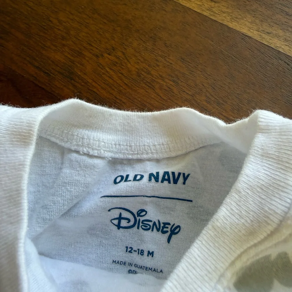Old Navy Mickey Mouse Gray‎ and Red Kids T-Shirt